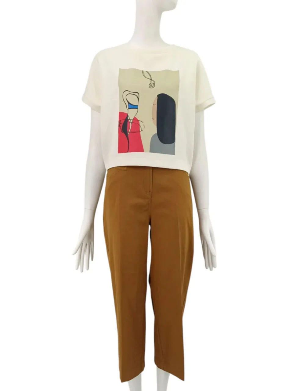 LEIA ABSTRACT PATTERN TOP