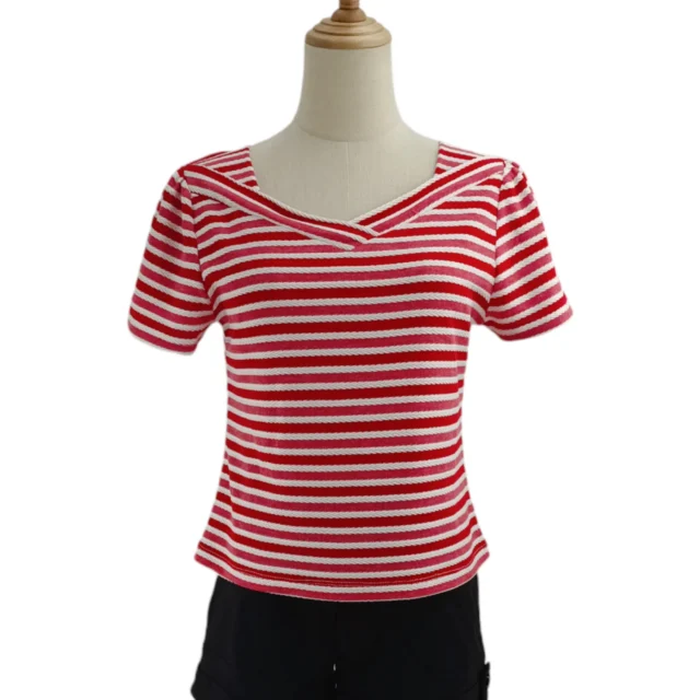 ZAINA SHORT SLEEVE T SHIIRT (V-TS46949)