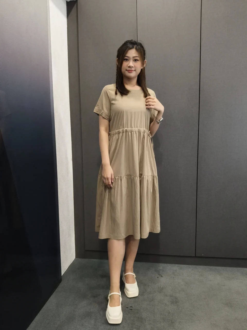 ANNA SHORT SLEEVE DRESS — view 3