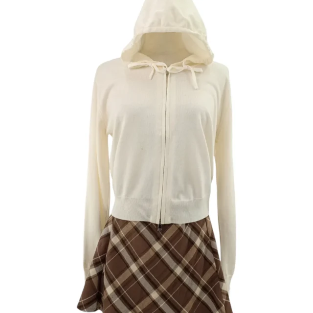 JAYA LONG SLEEVE CARDIGAN WITH HOODIE (W-KJK35478)