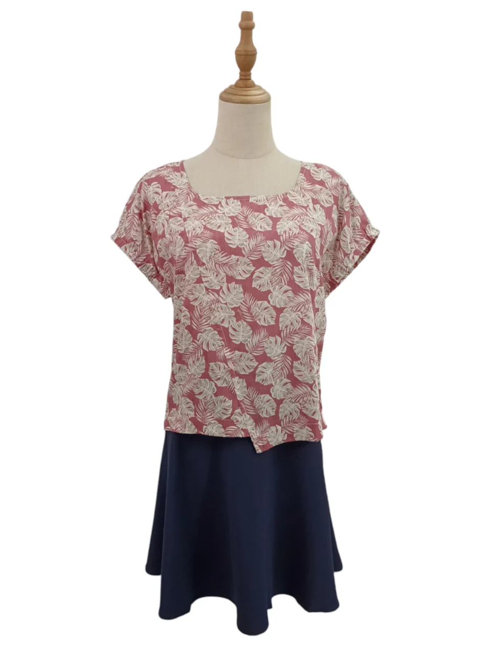 SLYVIA PRINTED SHORT SLEEVE BLOUSE — view 3