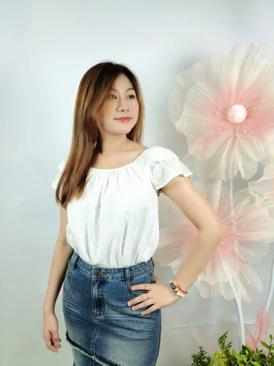 LORA PRINTED TOP — view 3