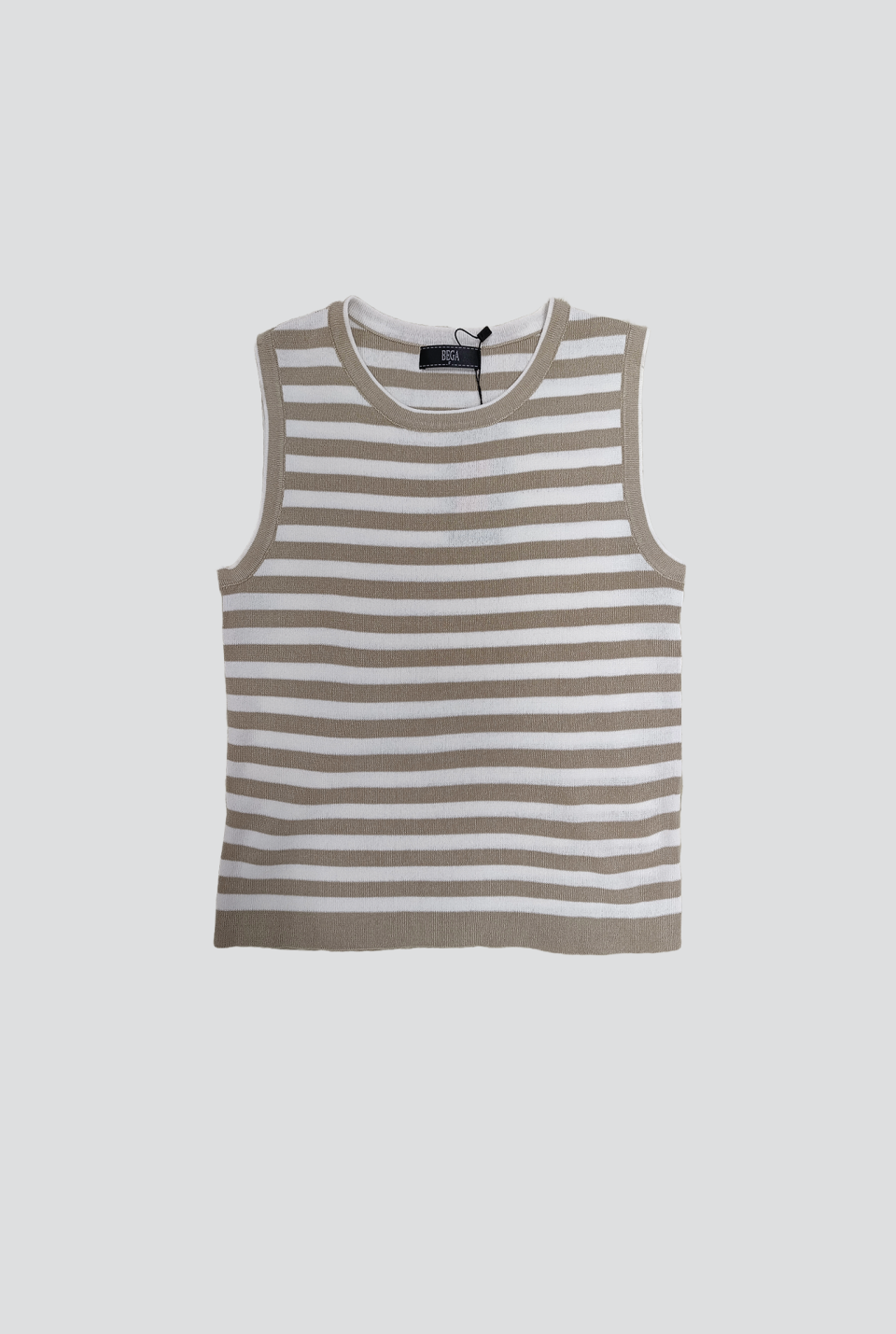 Lachlan Striped Knit Tank Top (V-KV35483)