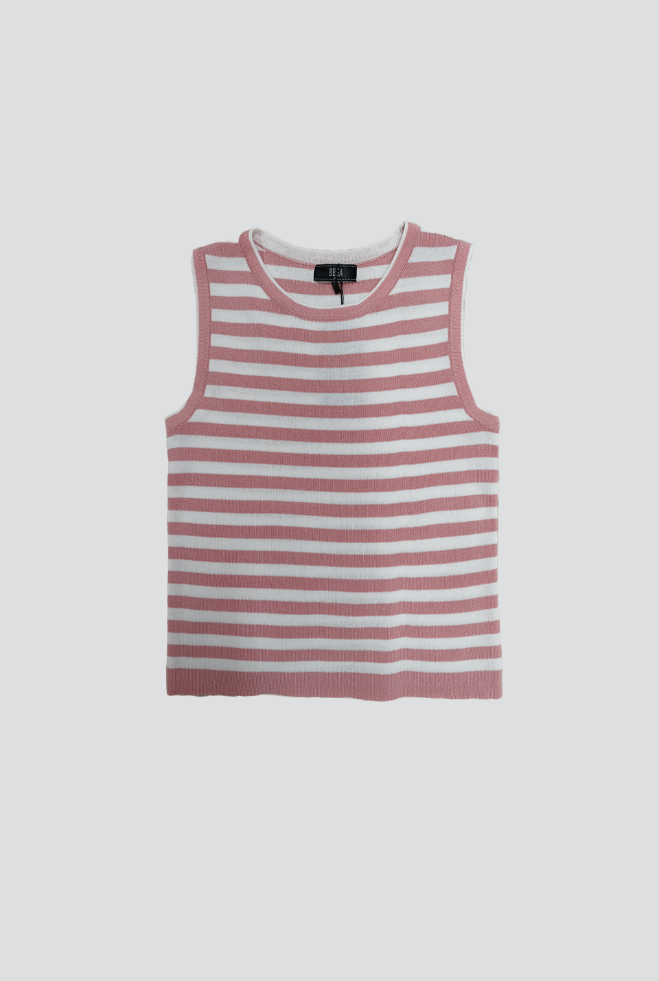 Lachlan Striped Knit Tank Top (V-KV35483)