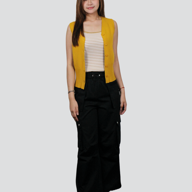 KATELYN STRIPED RIBBED KNIT (O-KV35484)