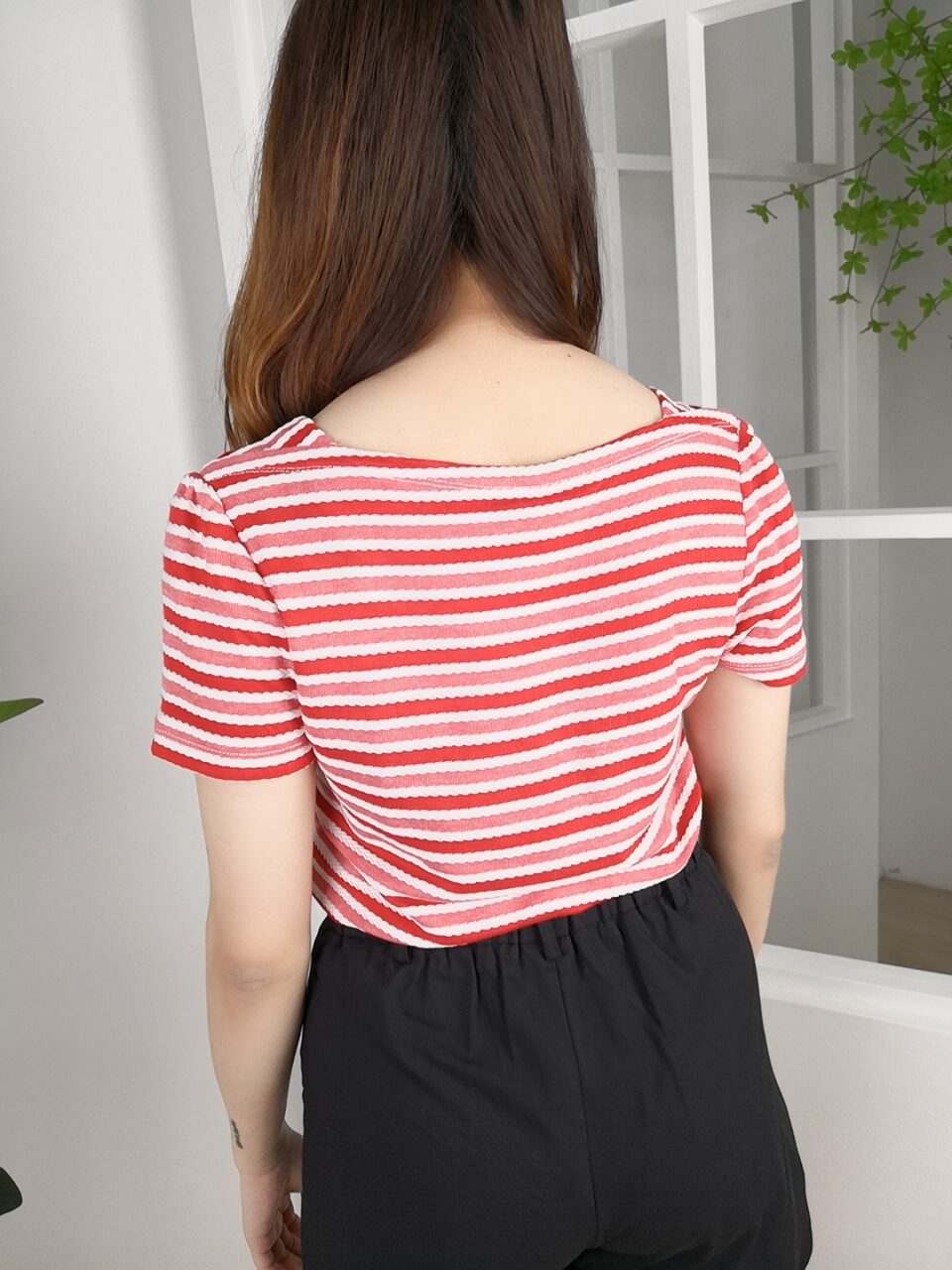 ZAINA SHORT SLEEVE T SHIIRT (V-TS46949)