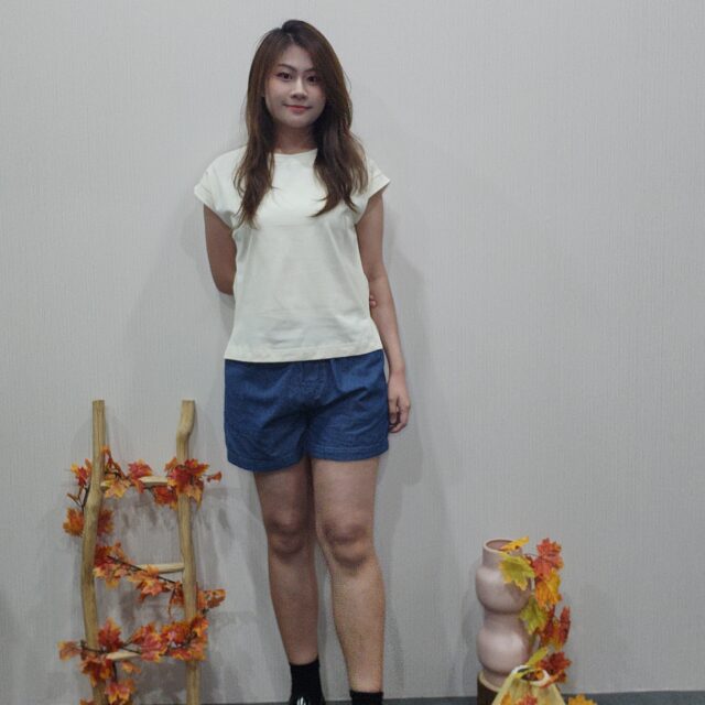LENN CAP SLEEVE T SHIRT (W-TC47303)