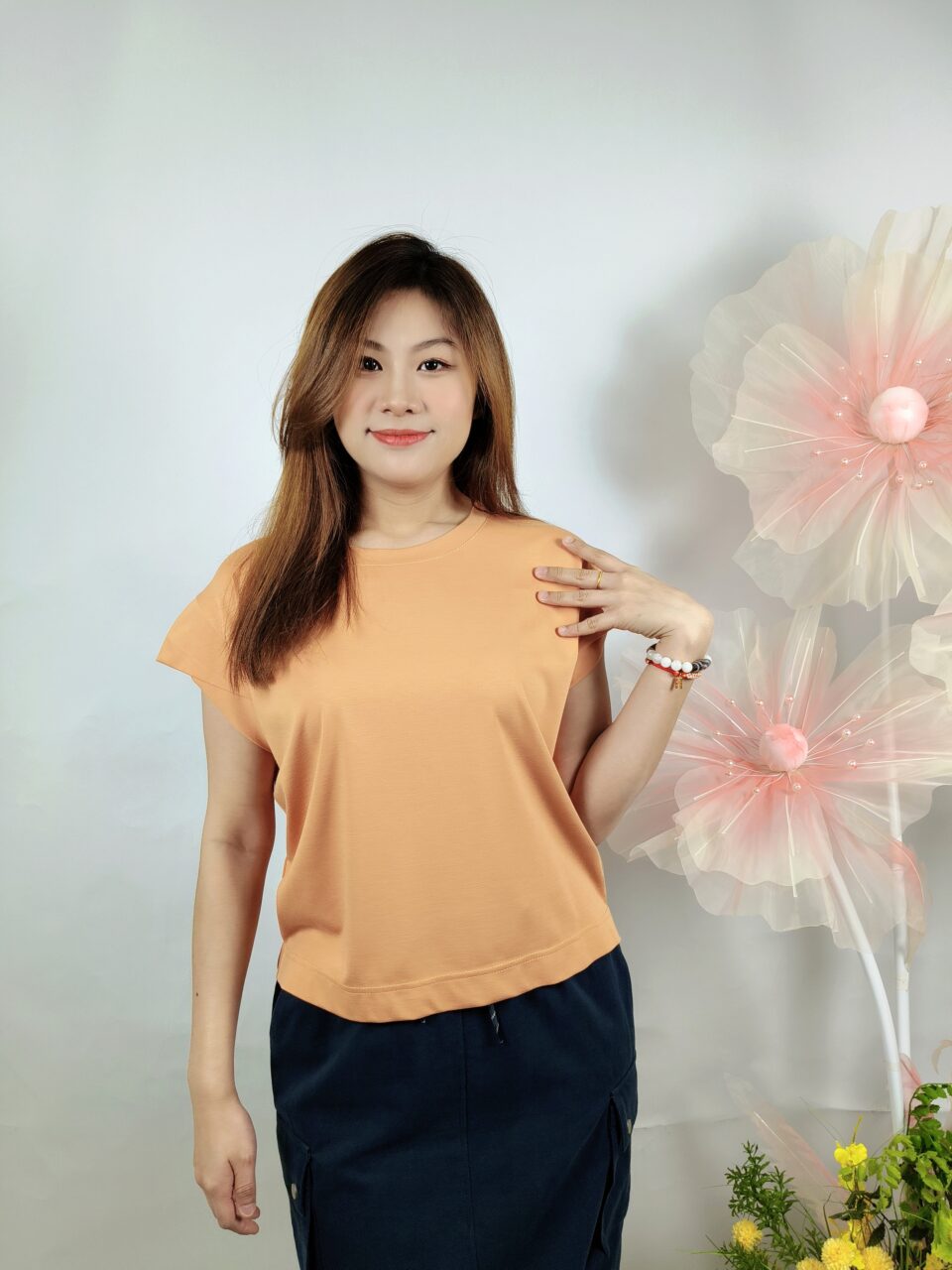 IDA STYLISH SLEEVE TOP (W-TS47308)
