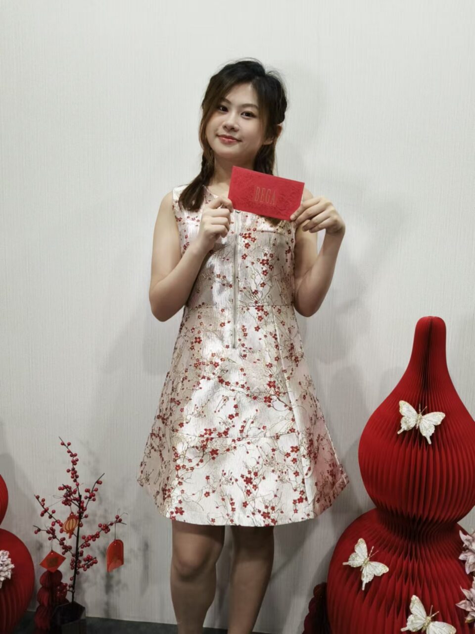 JAN CHINESE EMBROIDERY SLEEVELESS DRESS (O-DRV56651)