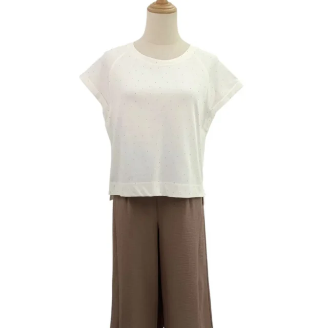 MYLA CAP SLEEVE SHINNING TOP (W-TC47294)