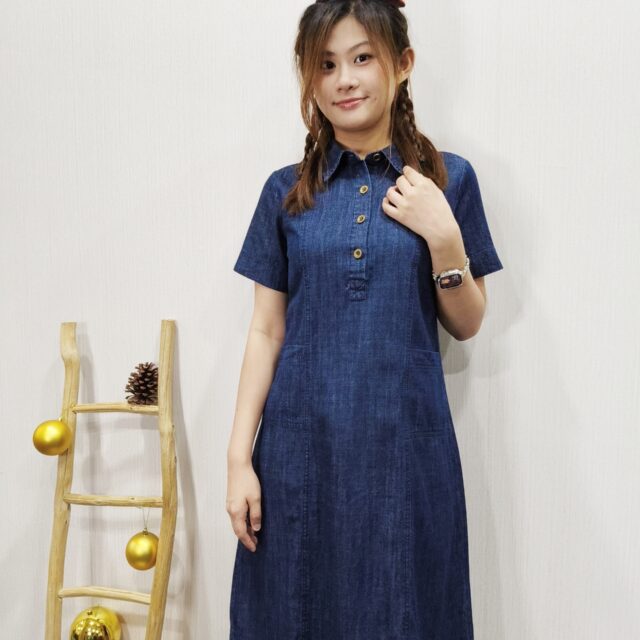 SIAN DENIM DRESS (N-JDRS75663)