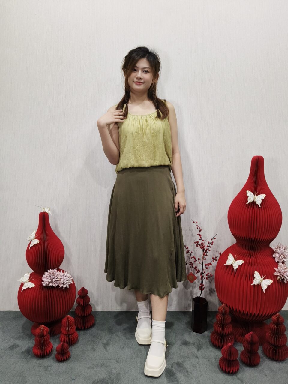 IRENE SLEEVELESS BLOUSE (W-BV75668)