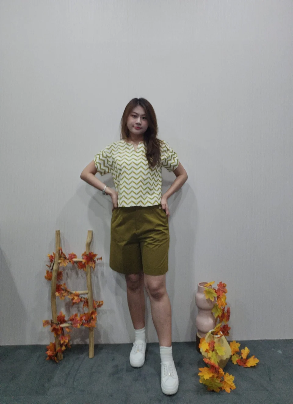SYEDA PRINTED SHORT SLEEVE BLOUSE — view 5