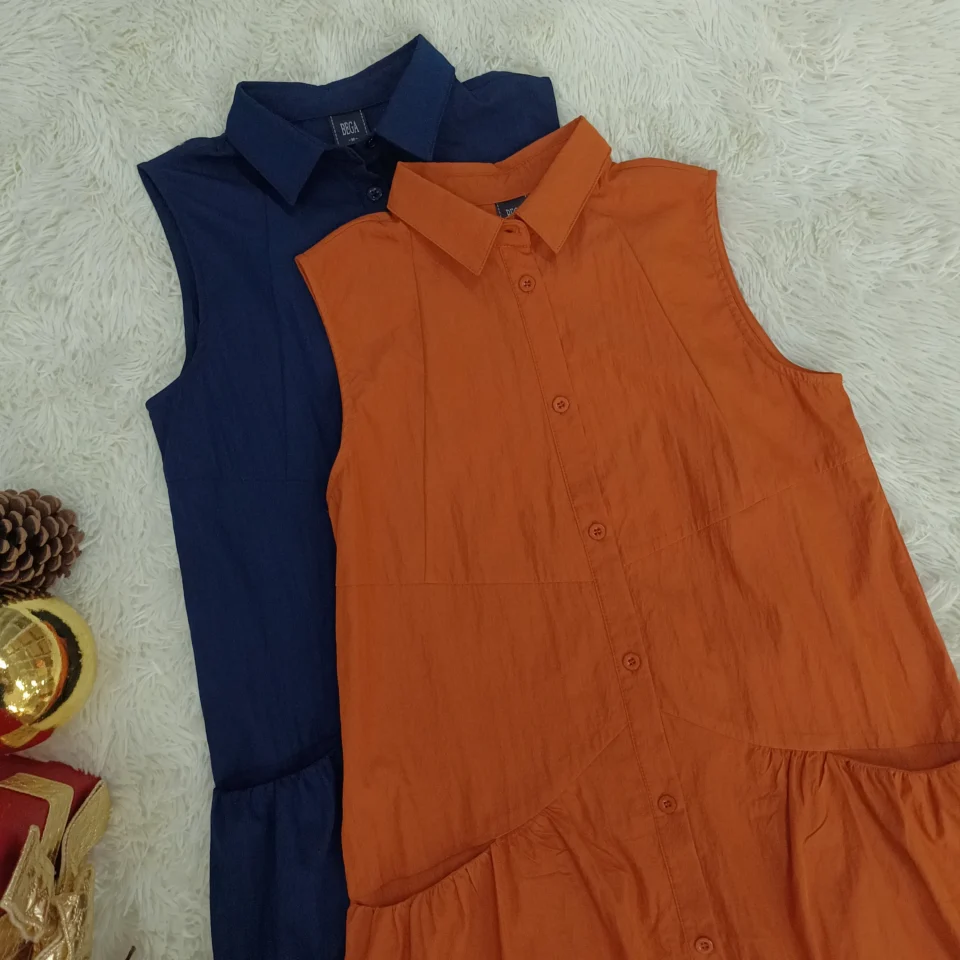IONA SLEEVELESS WITH COLLAR DRESS — view 3