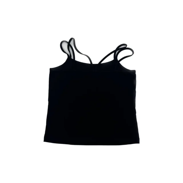 KRISTINA SLEEVELESS SINGLET (BLACK) (V-TV47050)