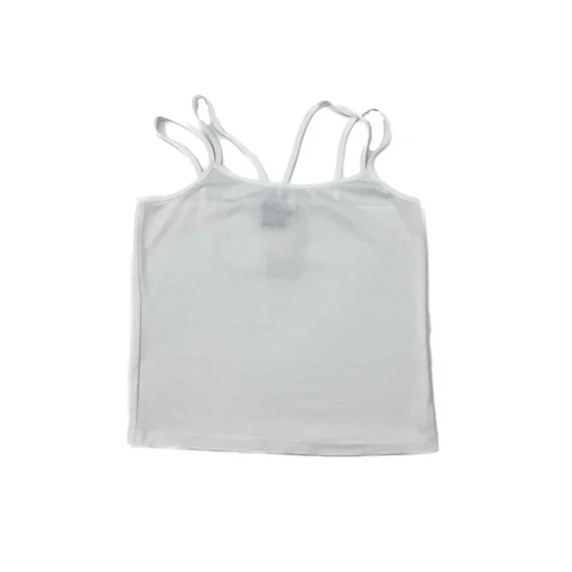 KRISTINA SLEEVELESS SINGLET (CREAM) (V-TV47050)