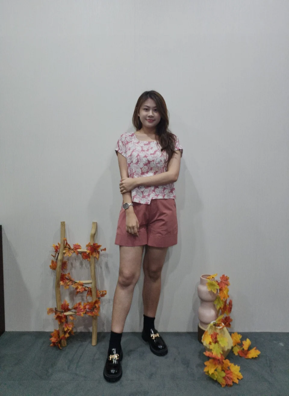 SLYVIA PRINTED SHORT SLEEVE BLOUSE — view 4
