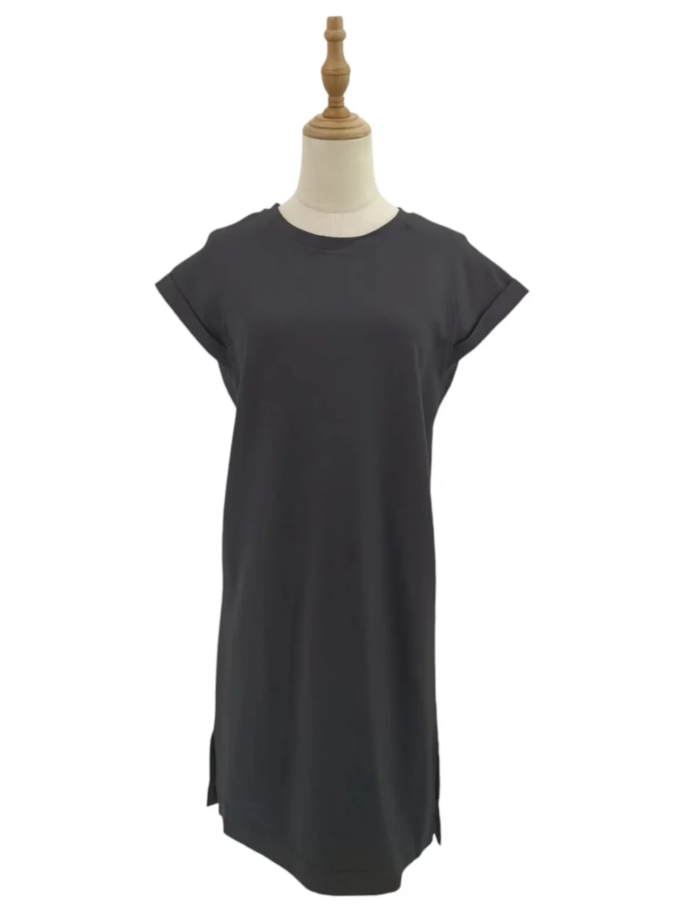 ANA CAP SLEEVE T SHIRT DRESS — view 2