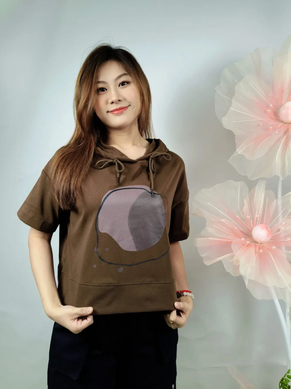 NATE GRAPHIC WITH HOODIE TOP — view 5