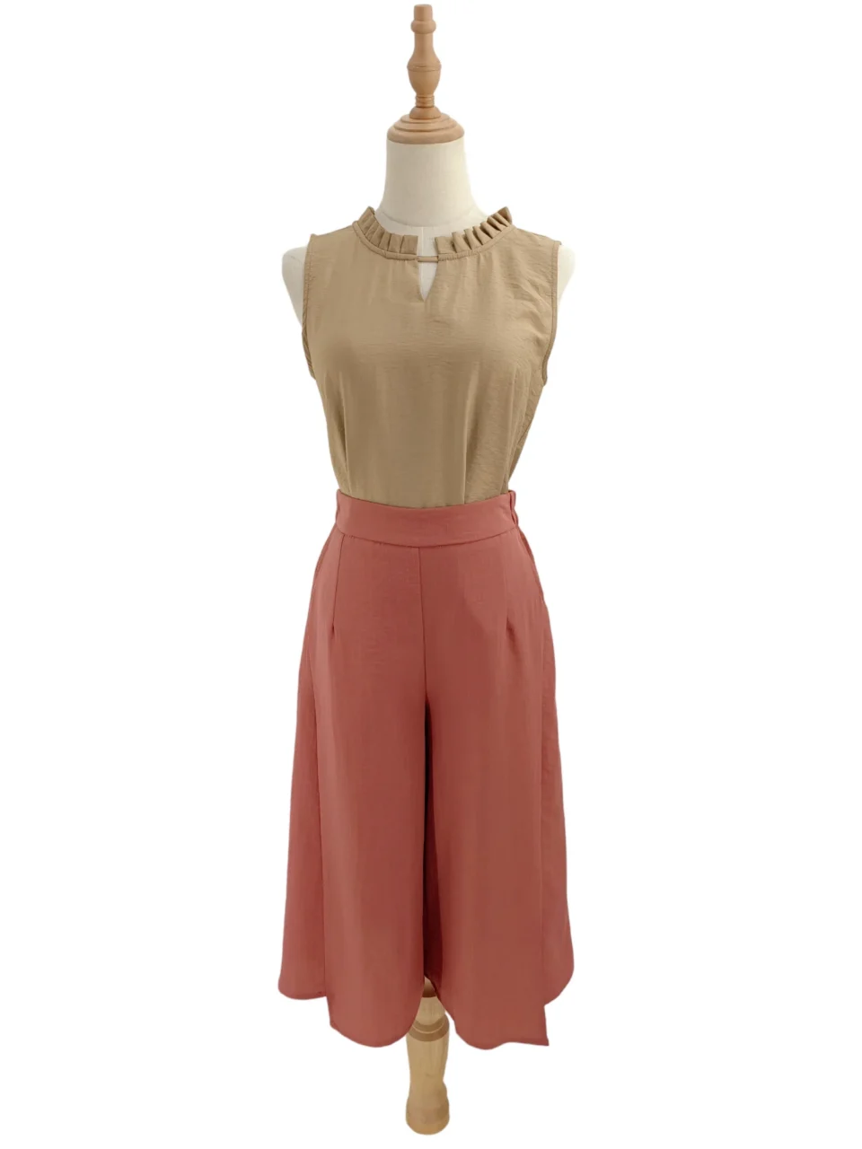 ELYSIA SOLID WIDE LEG PANTS