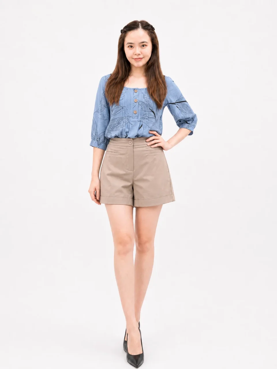 ESME BOTANICAL PRINT BLOUSE — view 2