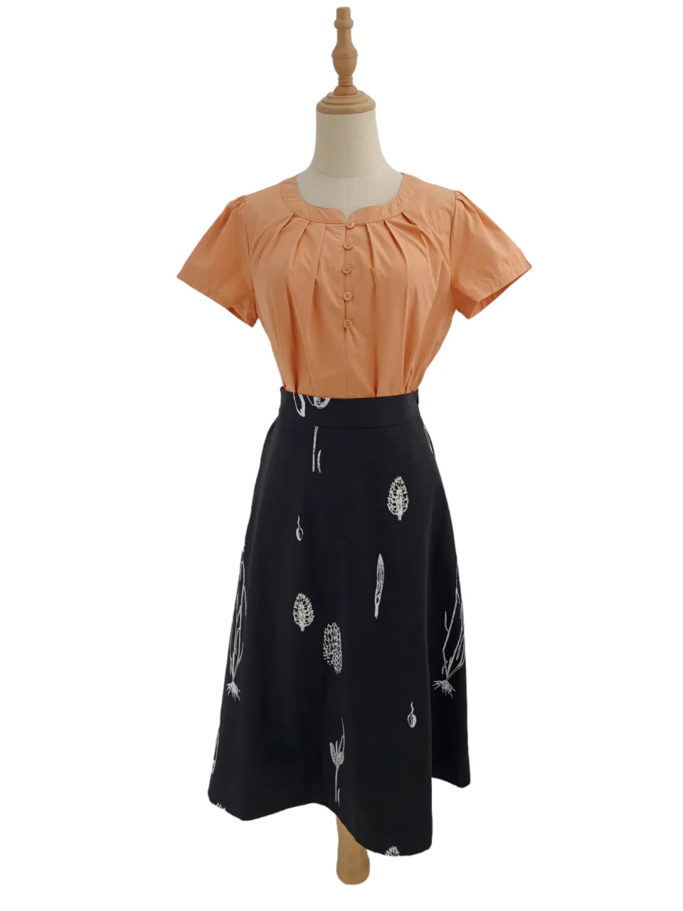 TIA SOLID SHORT SLEEVE BLOUSE