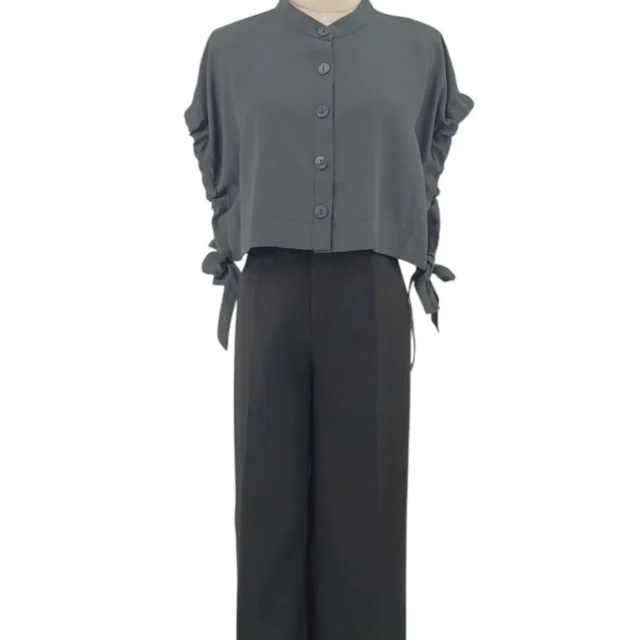 KIAN SOLID CROPPED PANT (O-P56653)