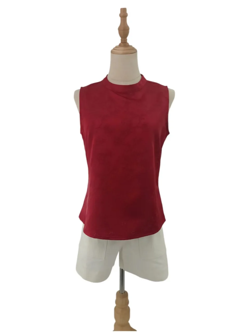 FAYE SLEEVELESS CHINESE PRINTED BLOUSE — view 2
