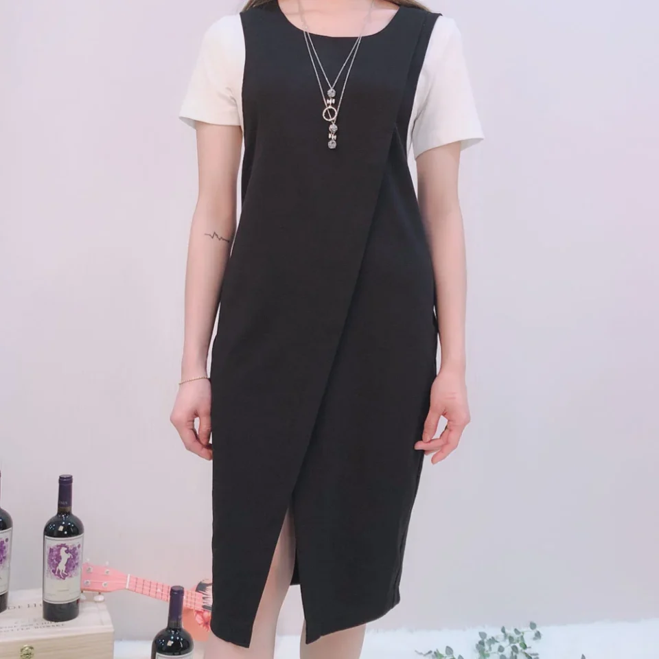 PHOEBE BASIC SHORT SLEEVES DRESS — view 3
