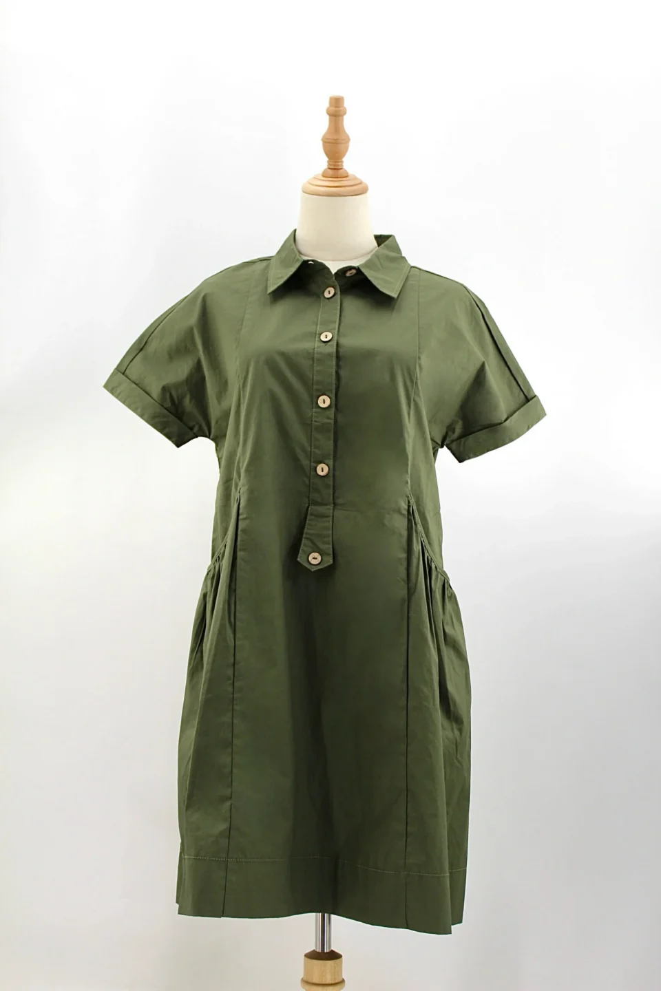 MIA CASUAL COLLAR BUTTON DOWN DRESS