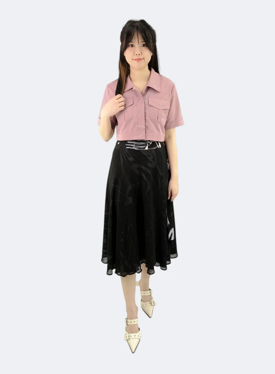 DEVON UTILITY CROP JACKET — view 2