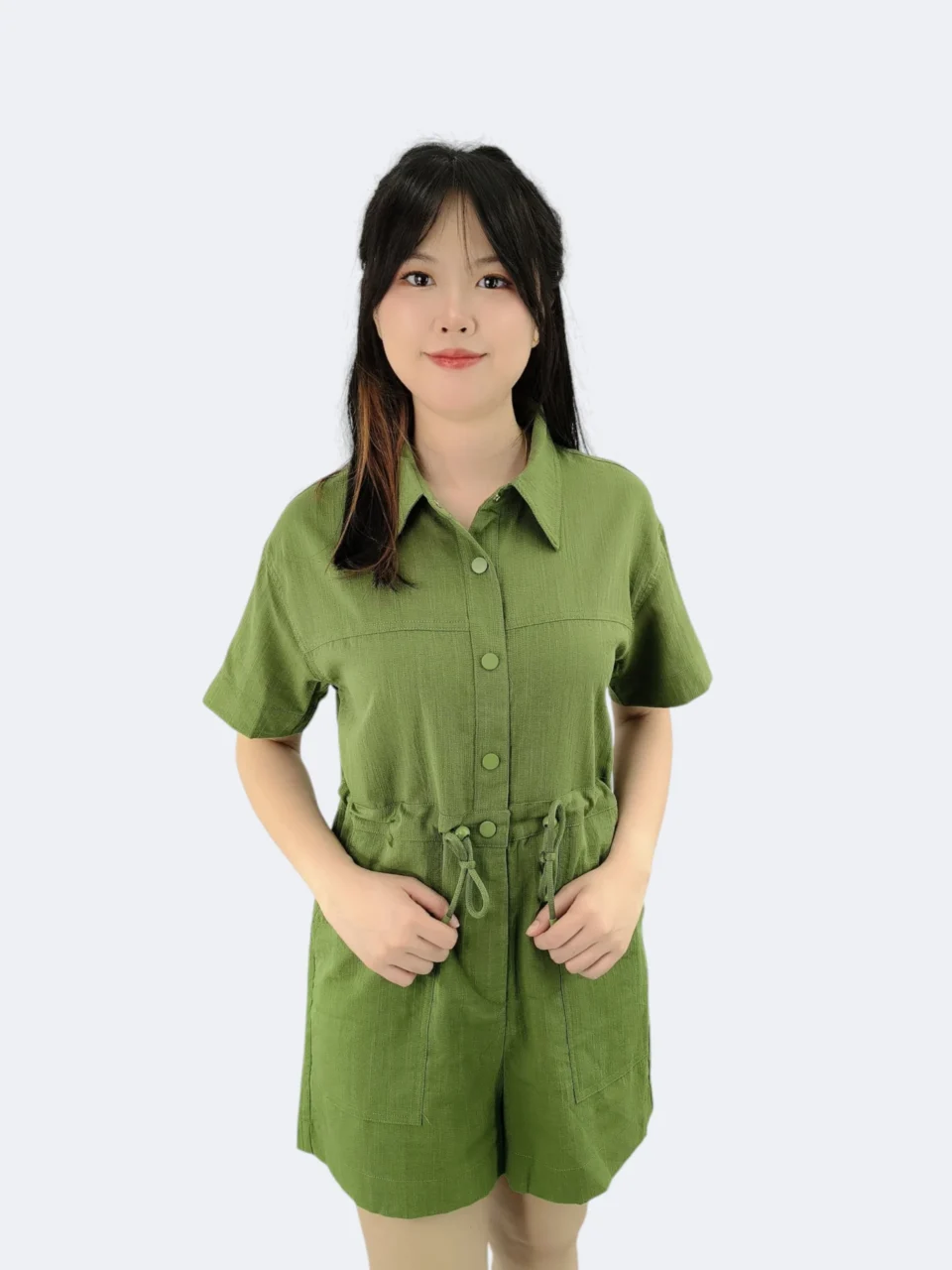 JAN UTILITY SHIRT ROMPER — view 4