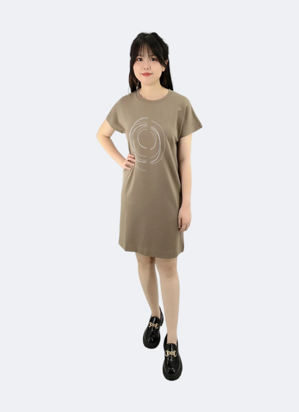 INNES MODERN ART TEE DRESS — view 4