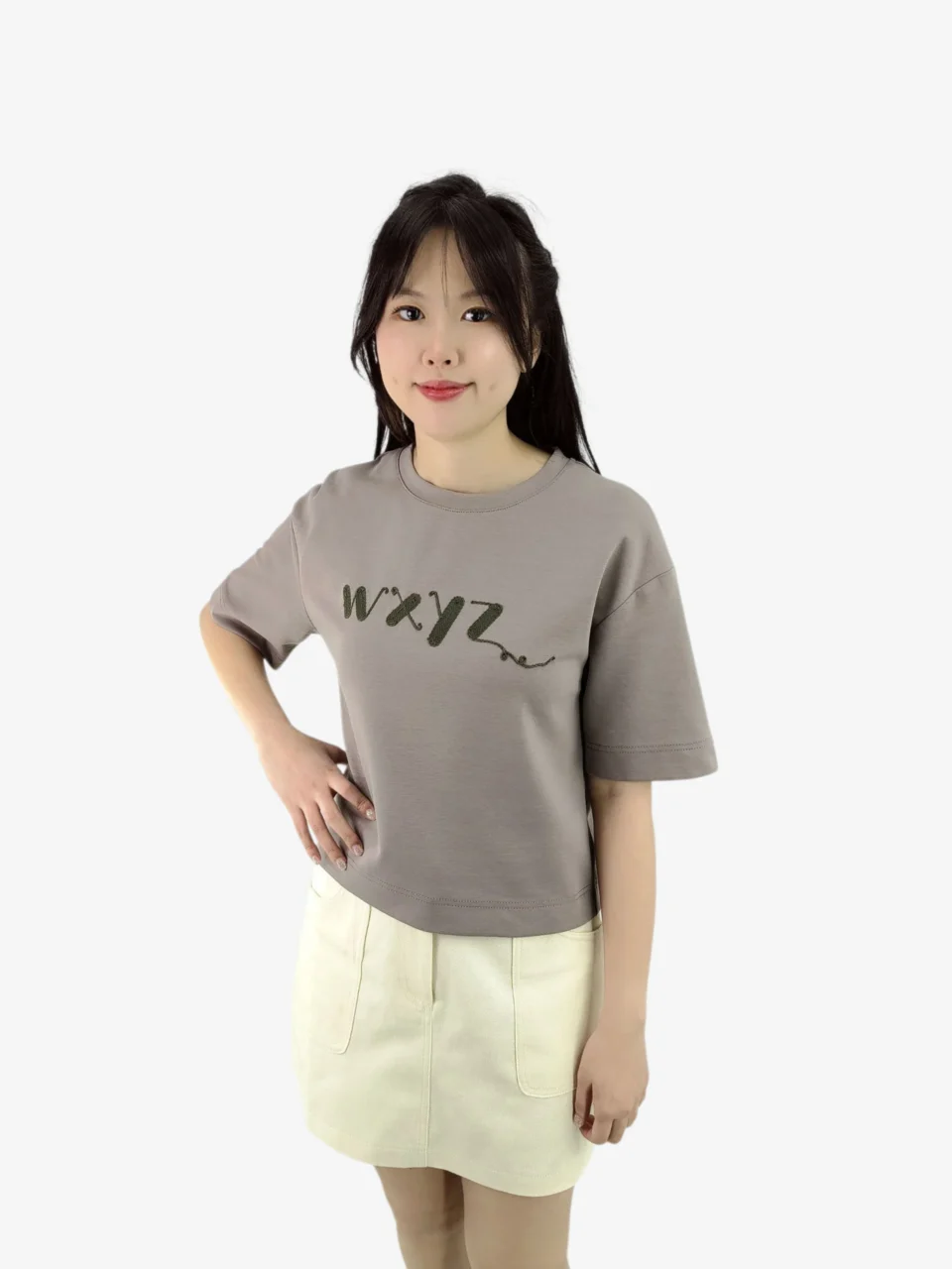 OLLY WXYZ EMBROIDERED T-SHIRT — view 2