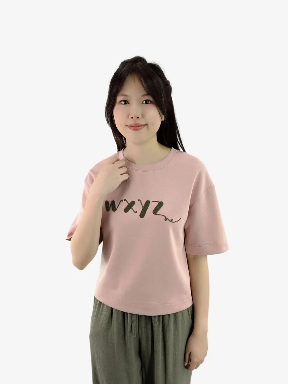 OLLY WXYZ EMBROIDERED T-SHIRT — view 3
