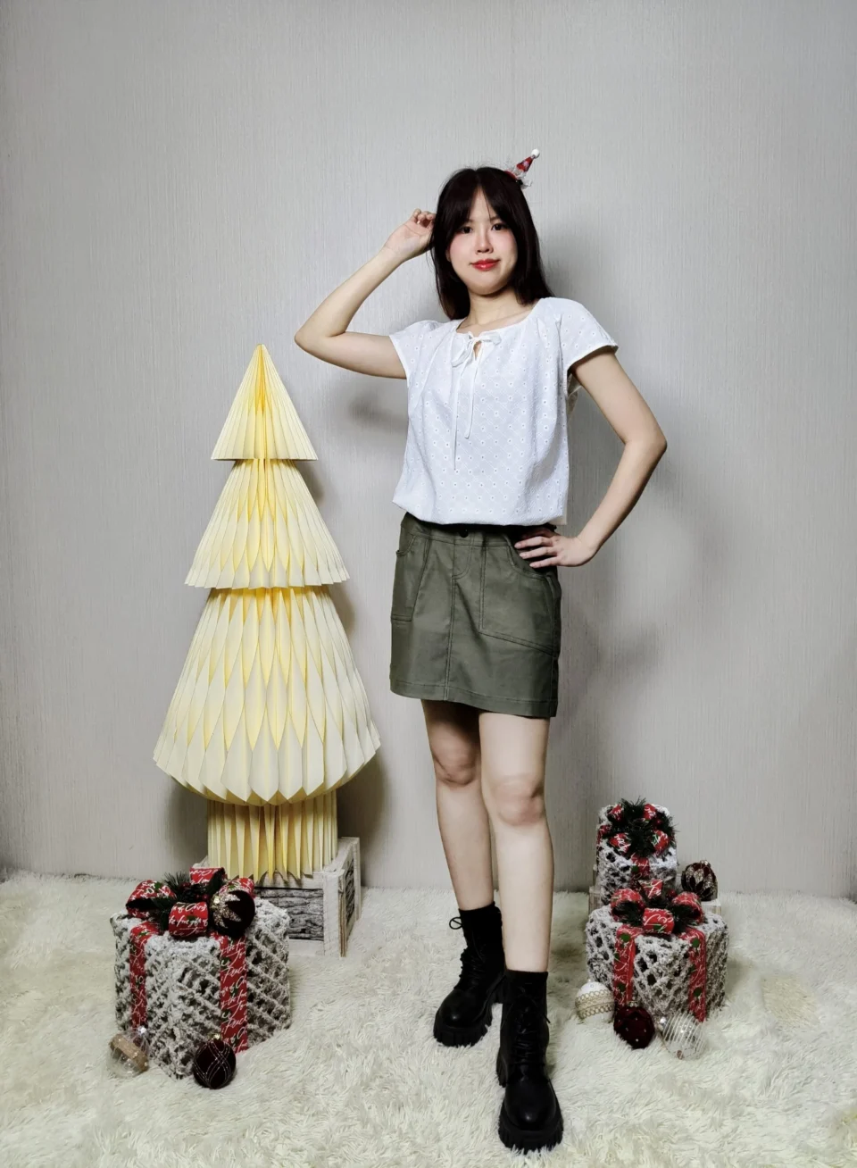 ERIN EMBROIDERED EYELET BLOUSE — view 2