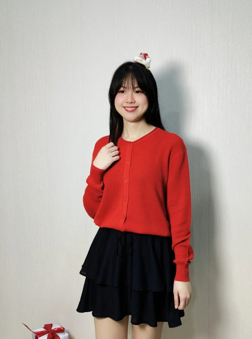NANA BASIC BUTTON KNIT CARDIGAN — view 2