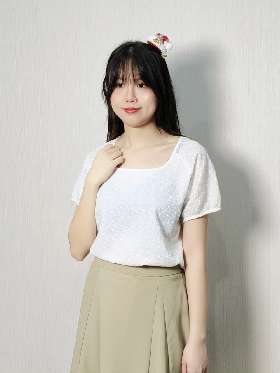 LUNA CLASSICE EMBROIDERED TOP — view 2