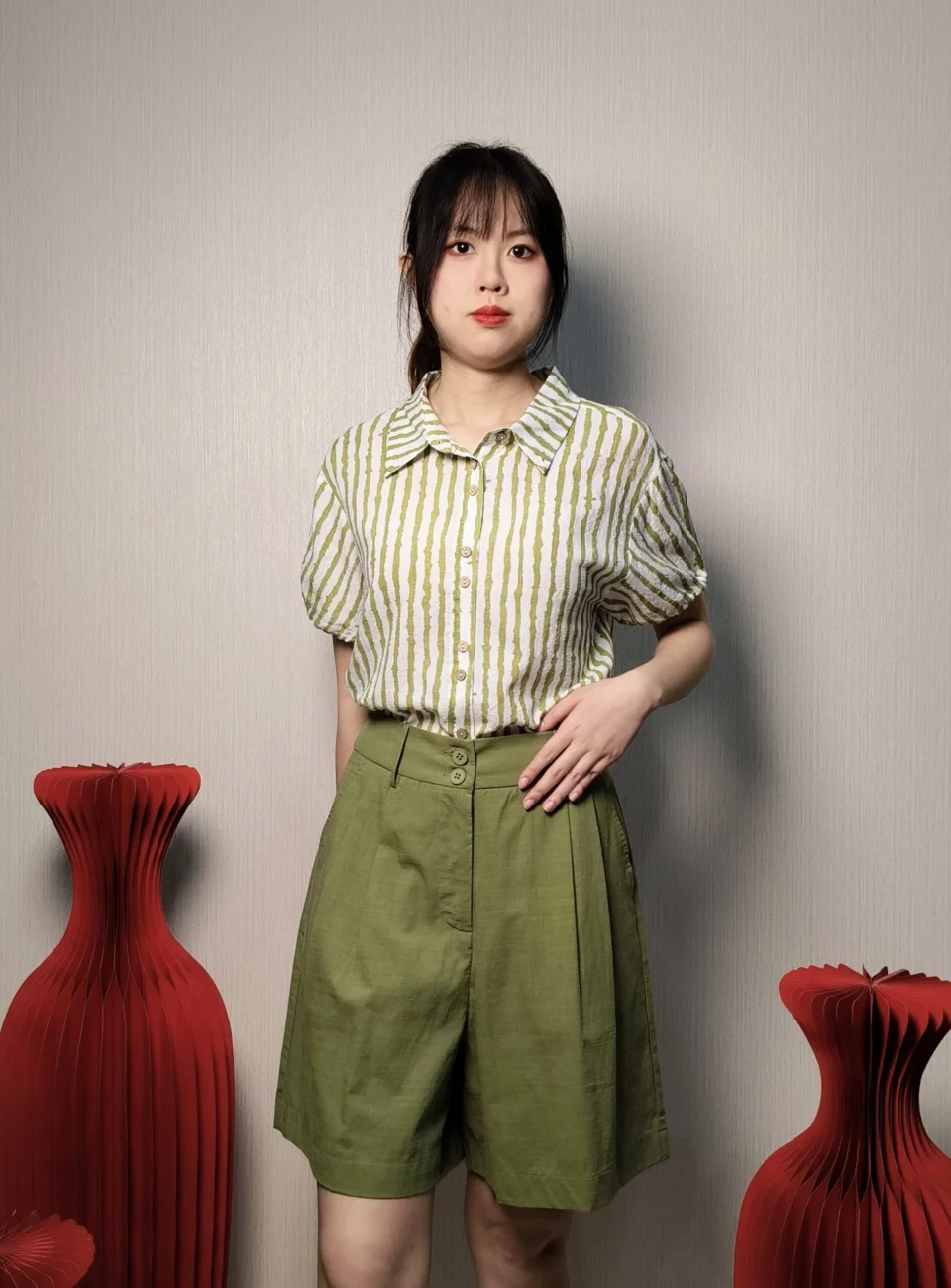 ELENA SHORT SLEEVE BLOUSE — view 3