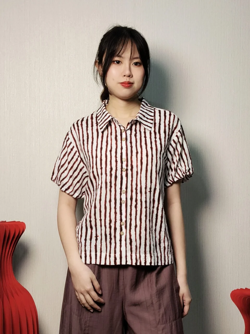 ELENA SHORT SLEEVE BLOUSE — view 4