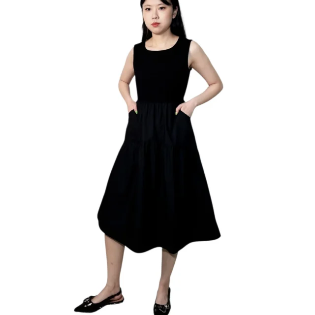 JENNY RELAXED FIT TIERED DRESS