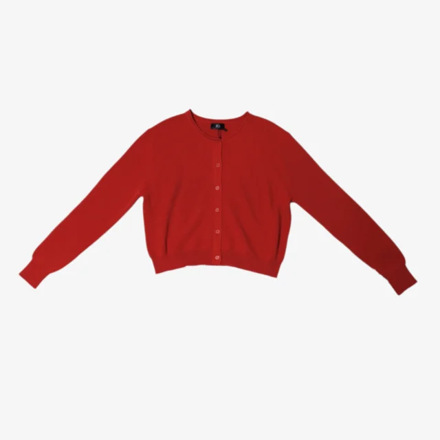 NANA BASIC BUTTON KNIT CARDIGAN