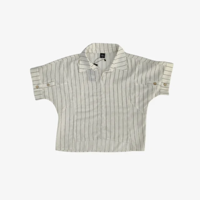 LEXI NATURAL STRIPE RELAXED TOP