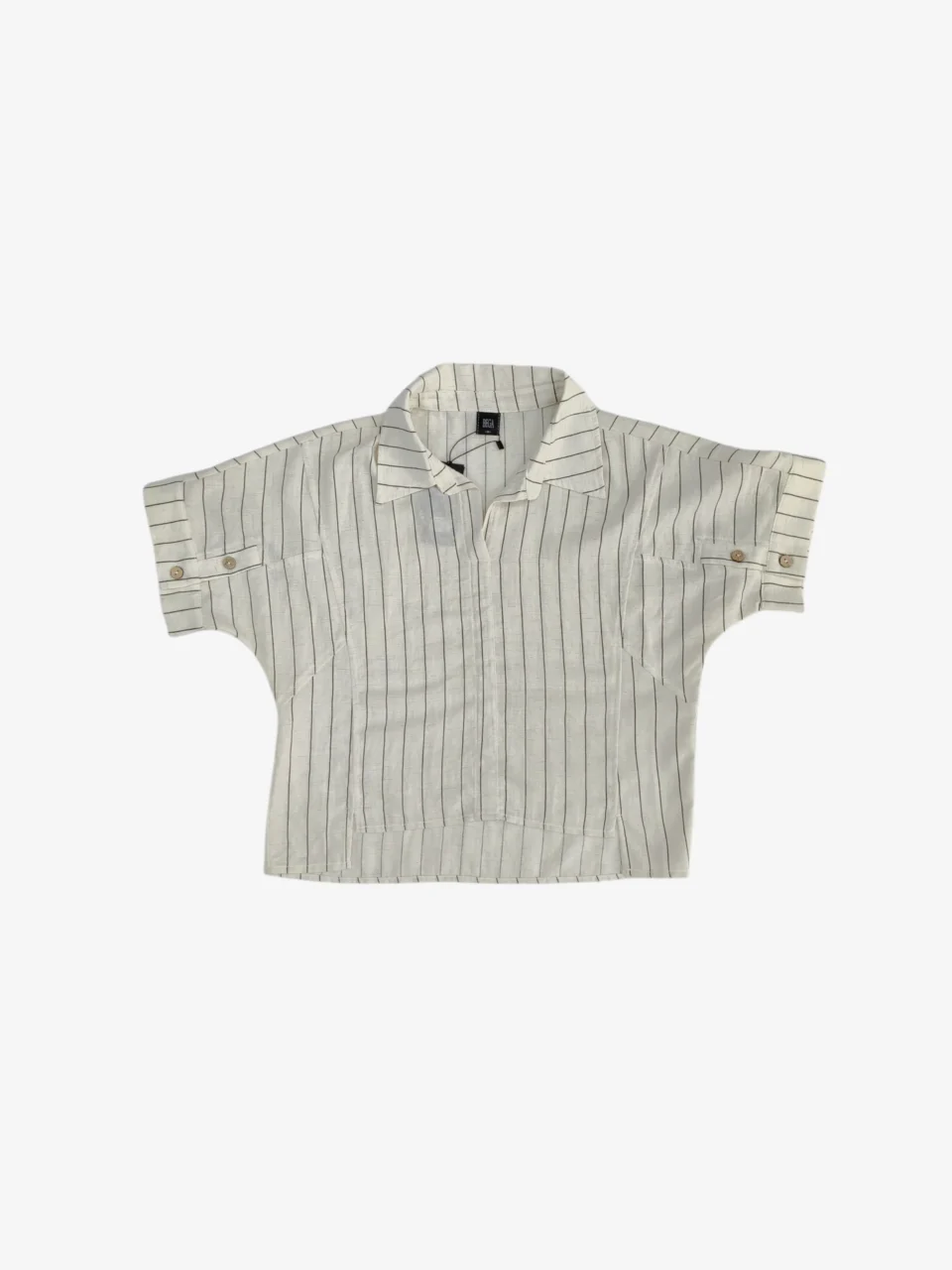 LEXI NATURAL STRIPE RELAXED TOP