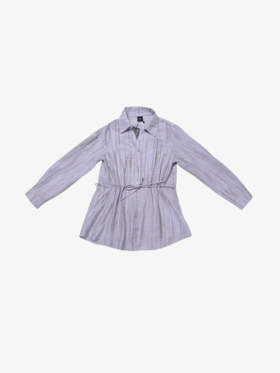 LEA DRAWSTRING WAIST SHIRT BLOUSE