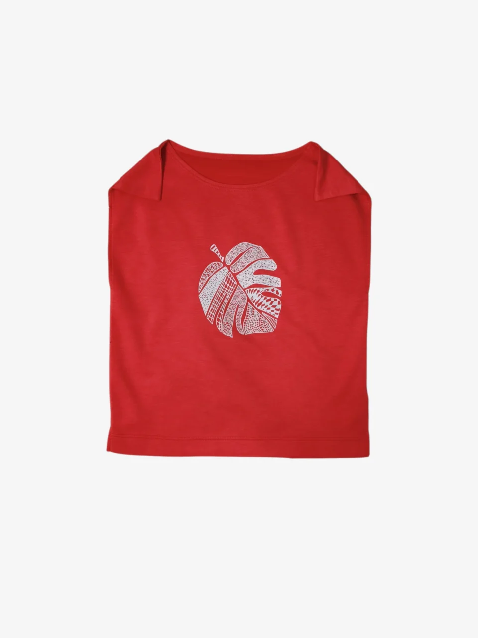 KANE FORTUNE LEAF PRINT TOP