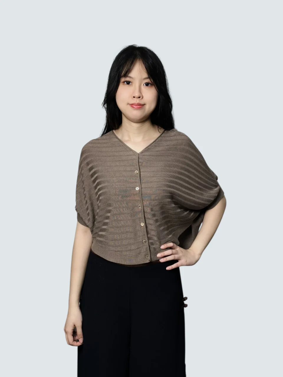 MALIHA BATWING KNIT CARDIGAN — view 4