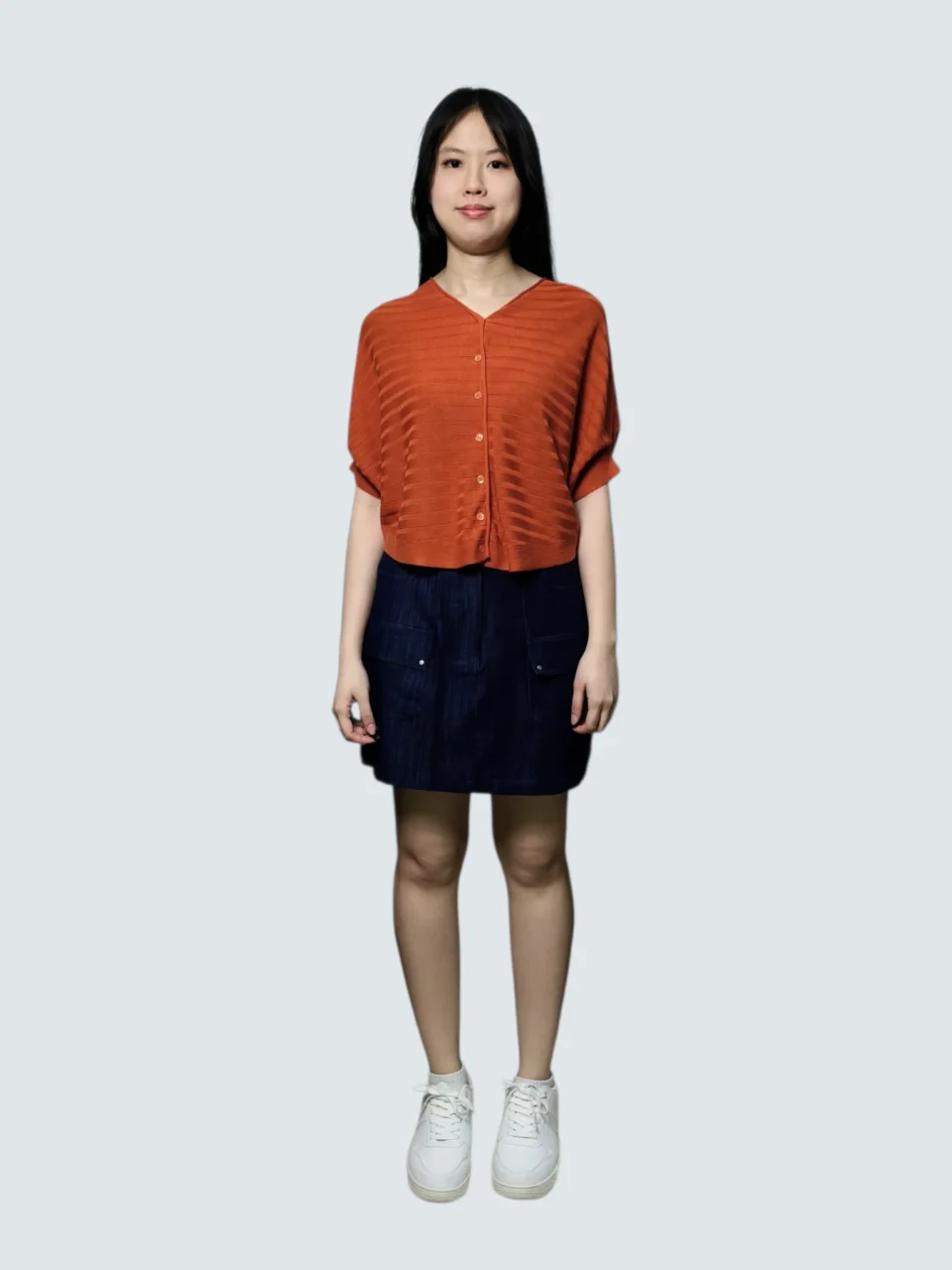 CASEY CARGO POCKET DENIM SKORT