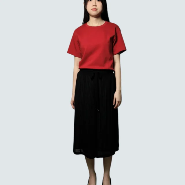KADIE SHEER STRIPE CULOTTES