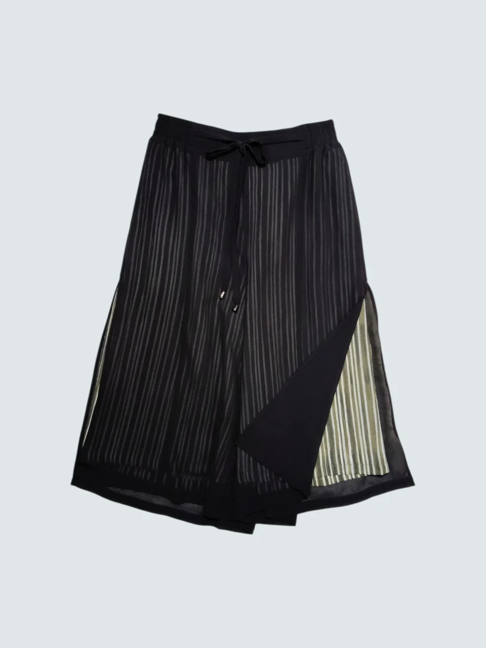 KADIE SHEER STRIPE CULOTTES — view 3